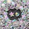 30OPcs 2 Style Eco-Friendly Transparent Acrylic Beads TACR-YW0001-71-3