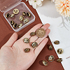 Unicraftale 10Pcs Helmet Alloy Beads FIND-UN0002-99-4