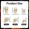 150Pcs 3 Styles Mini Resin Skull Display Decorations FIND-SP0005-57-2