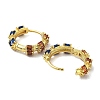 Rack Plating Brass Micro Pave Cubic Zirconia Hoop Earrings for Women EJEW-A038-06G-02-2