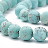 Natural Howlite Beads Strands X-G-T106-184-1-2