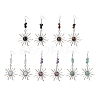 Gemstone Dangle Earrings EJEW-JE05766-1