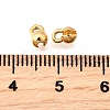 Brass Bead Tips KK-D374-01G-3