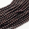 Garnet Round Beads Strands G-O081-01-5mm-2