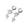 Alloy Acrylic Hoop Earrings FS-WG48066-01-2