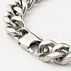 Non-Tarnish 201 Stainless Steel Curb Chain Bracelet for Men Women LS-BJEW-H550-06A-P-3