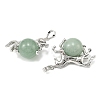 Natural Green Aventurine Pendants G-D102-01P-02-2