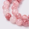 Natural Colorful Green Jade Beads Strands X-G-G757-02-6mm-3