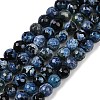 Natural Fire Crackle Agate Beads Strands G-C082-A01-31-2