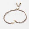 Nylon Twisted Cord Bracelet Making MAK-K007-3