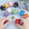 10 Rolls 10 Colors Waxed Nylon Cord DIY-WH0656-17B-3
