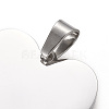 Non-Tarnish 304 Stainless Steel Pendants X-STAS-F214-02P-3