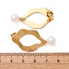 304 Stainless Steel Stud Dangle Earrings SA-CBA751F-11G-3
