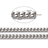 Tarnish Resistant Men's Jewelry Making 201 Stainless Steel Curb Chains CHS-A003B-1.8mm-7