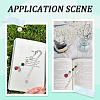 DIY Ladybug Theme Alloy Bookmarks Making Kits DIY-SC0028-17-5