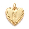 Rack Plating Real 18K Gold Plated Brass Pendants KK-E260-01G-N-1