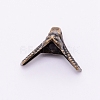 Zinc Alloy Box Corner Protectors PALLOY-WH0070-92AB-3