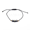 4Pcs 4 Styles Adjustable Nylon Thread Braided Bead Bracelets Sets BJEW-JB06225-10