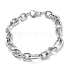 Tarnish Resistant 304 Stainless Steel Figaro Chain Bracelets LS-BJEW-E271-05P-1