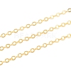 Brass Flat Oval Cable Chains CH030-G-1