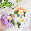 3Pcs 3 Colors Cloth Alligator Hair Clips OHAR-CN001-04-3
