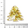 Christmas Theme Opaque Printed Acrylic Pendants SACR-Z005-02F-3