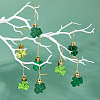 SUPERFINDINGS 40Pcs 4 Style Saint Patrick's Day Ornaments HJEW-FH0001-55-4