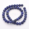 Natural Lapis Lazuli Round Beads Strands G-D660-8mm-2