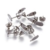 Non-Tarnish 304 Stainless Steel Stud Earring Findings STAS-O119-11A-P-1