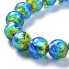Handmade Silver Foil Lampwork Beads FOIL-K001-02A-12mm-3
