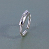 Screw Thread Brass Cuff Rings for Men KP2534-1