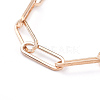 Iron Paperclip Chain Bracelets BJEW-JB05113-4