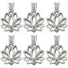 SUNNYCLUE 10Pcs Alloy Diffuser Locket Pendants FIND-SC0008-35-1