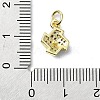 Brass Micro Pave Colorful Cubic Zirconia Pendants KK-H475-16G-01-3