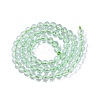 Dyed Transparent Crackle Glass Beads Strands GLAA-Q108-01A-A05-2
