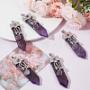 Beebeecraft 5Pcs Natural Amethyst Big Pendants G-BBC001-24-4