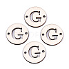 Unfinished Natural Poplar Wood Links Connectors WOOD-S045-140B-01G-1