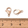 Ion Plating(IP) 304 Stainless Steel Lobster Claw Clasps STAS-AB12-RG-3