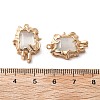 Brass Glass Pendants KK-Z103-11KCG-01-5