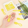 Gorgecraft 10Pcs Polyester Braided Replacement Zipper Puller Tabs FIND-GF0003-50C-3