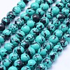 Synthetic Turquoise Beads Strands X-G-F531-8mm-J01-2