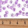 6/0 Inside Colours Fringe Glass Seed Beads SEED-A034-03B-4