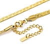 Ion Plating(IP) 304 Stainless Steel Snake Chain Necklaces for Women NJEW-A025-01B-G-2