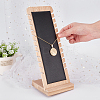 Bamboo Wood Jewelry Collection Necklace Display Stand ODIS-WH0005-06A-3