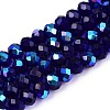 Electroplate Glass Beads Strands LS-EGLA-A044-T6mm-L06-1