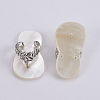 Natural White Shell Mother of Pearl Shell SSHEL-L008-33B-3