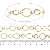 304 Stainless Steel Ring Link Chains CHS-G044-05G-03-2