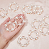 Acrylic Beaeded Napkin Rings AJEW-FH00003-3