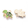 Marine Animals Alloy Enamel Pendants ENAM-T022-34E-2