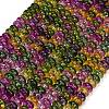 Dyed Imitation Gemstone Glass Beads Strands GL-Z001-03A-04-1